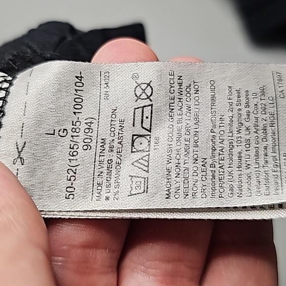 GAP large black stretch pique polo short sleeve shirt 5 pack - Picture 6 of 7